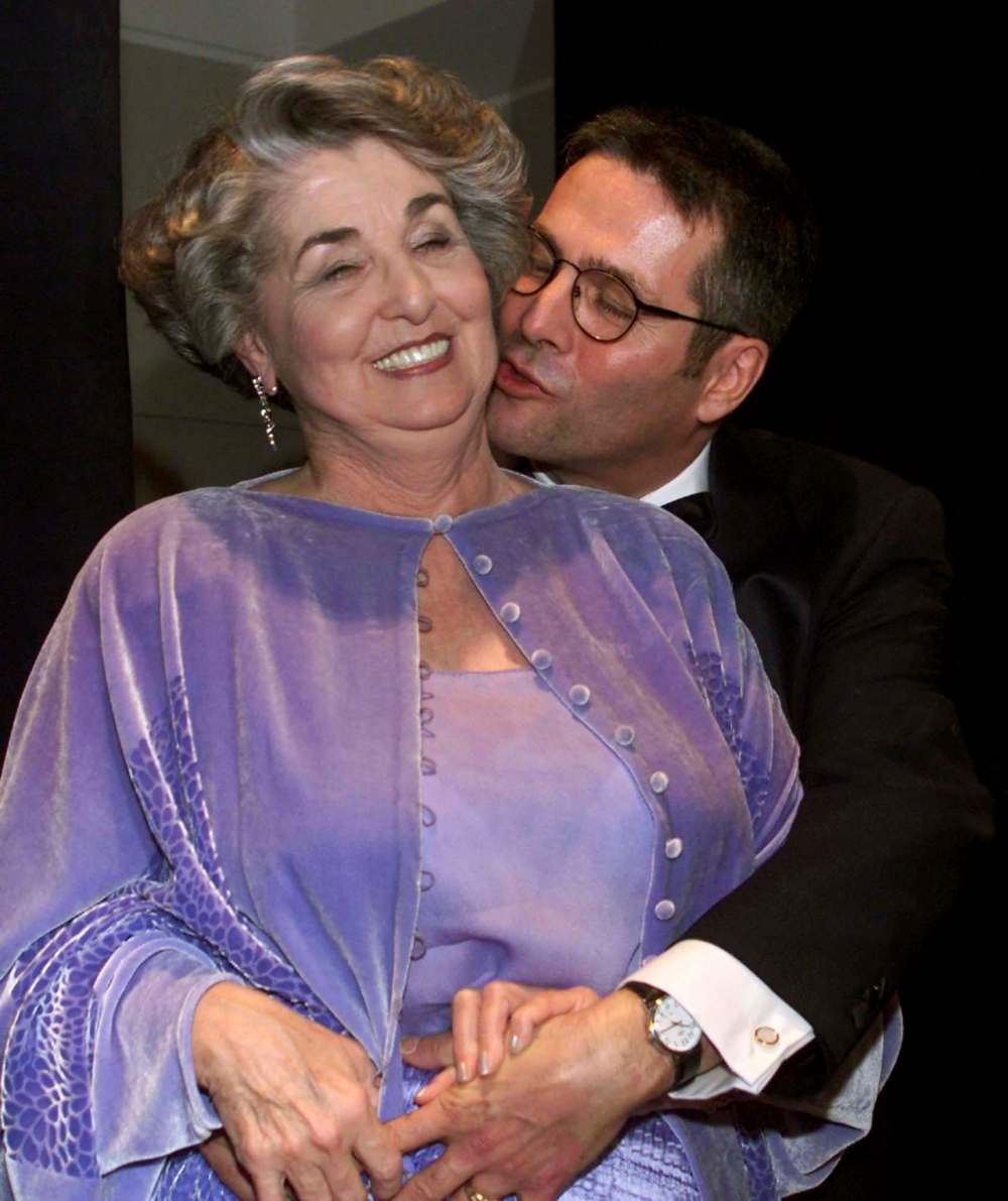 KEVIN FRAYER / THE CANADIAN PRESS FILES
David Milgaard (right) gives his mother Joyce a kiss after the film, Milgaard, won six awards at the 14th Annual Gemini Awards in Toronto, Nov. 7, 1999. She was truly a force of nature and a bulldozer in a cardigan sweater, writes columnist Dan Lett.