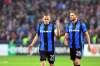 Brugge's Ruud Vormer (left) and Mats Rits (Kerstin Joensson / The Associated Press files)