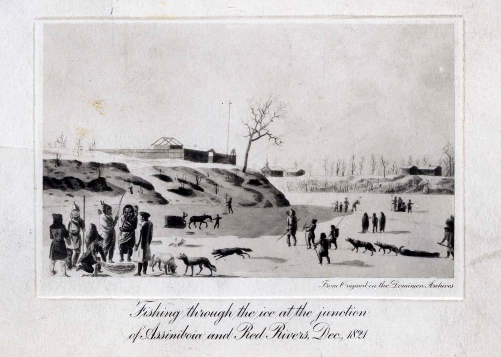 SUPPLIED
A Christmas card featuring the junction of the Assinboine and Red rivers.