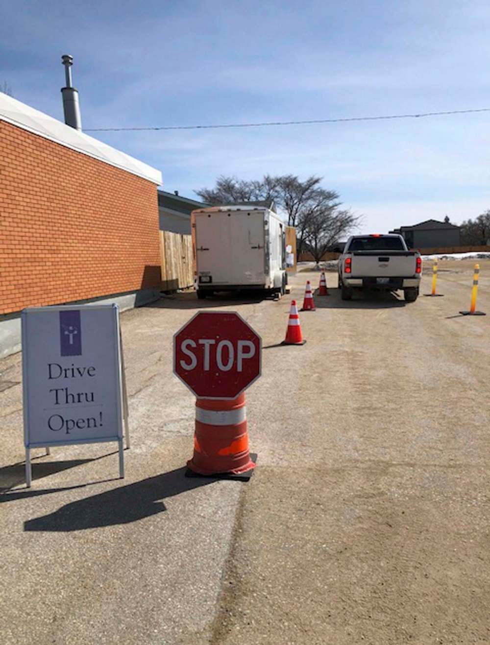 SUPPLIED 
Drive-thru confessional at St. Theresa's Parish in West St. Paul.