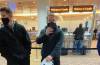 NICOLE BUFFIE/THE CARILLON Pastor Tobias Tissen (right) seen at the Winnipeg Airport upon returning from Mexico.