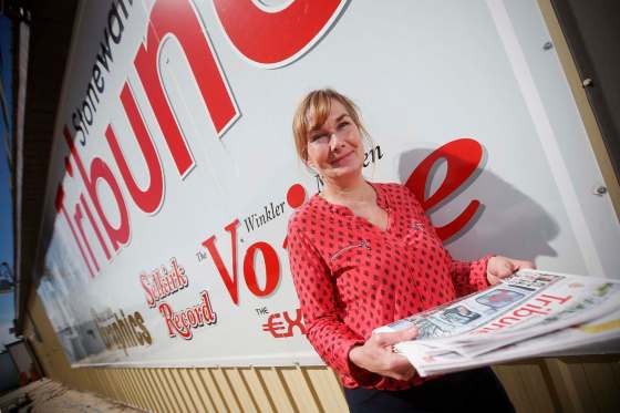 JOHN WOODS / WINNIPEG FREE PRESSLana Meier could see Postmedia “taking the community out of community papers” once owned by her family — then began new titles to compete and succeed against the print-media giant.