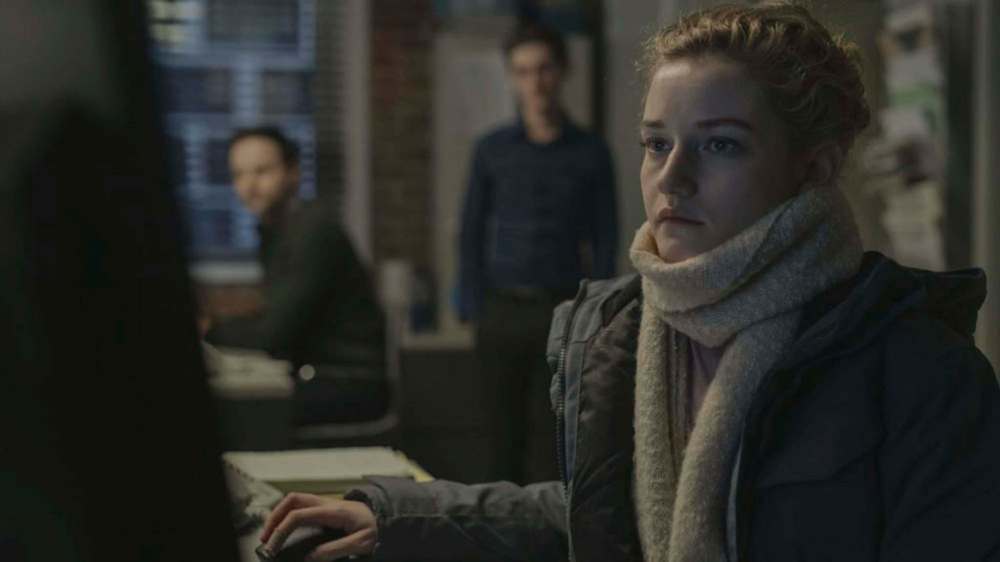 Bleecker Street
Despite recognizing early on the abusive nature of her workplace, Jane (played by Julia Garner) soldiers on, hoping to realize her dream of becoming a film producer.