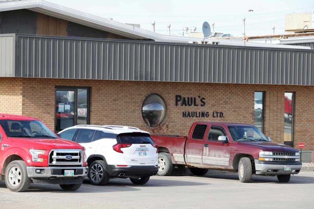 A total of 11 cases of COVID-19 has been linked to Paul's Hauling in Brandon. (The Brandon Sun files)