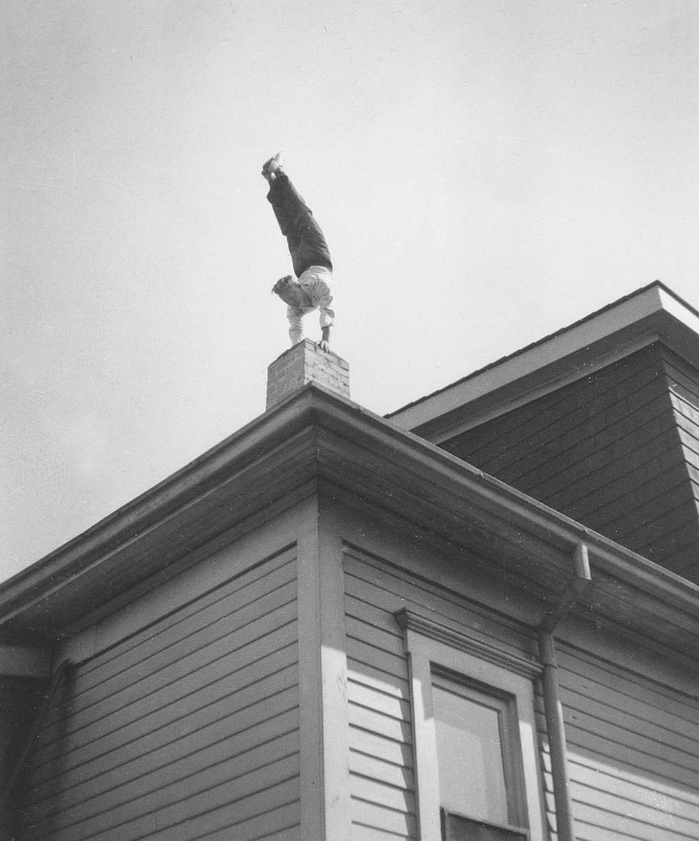 Courtesy of Paul Worster
Resourceful characters go unsung. Alex Worster enriched the neighbourhood with his outrageous rooftop gymnastics.