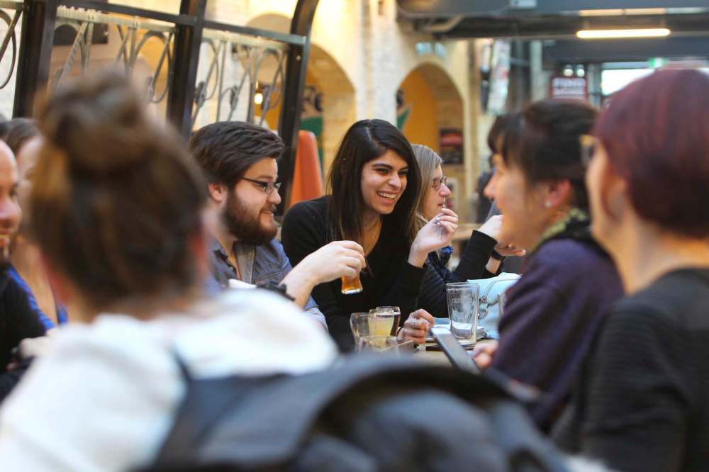 RUTH BONNEVILLE / FREE PRESS FILES
Urban theorists and community activists say the experience of shared spaces, such as restaurants, makes us more tolerant, more curious, more humane, more civilized.