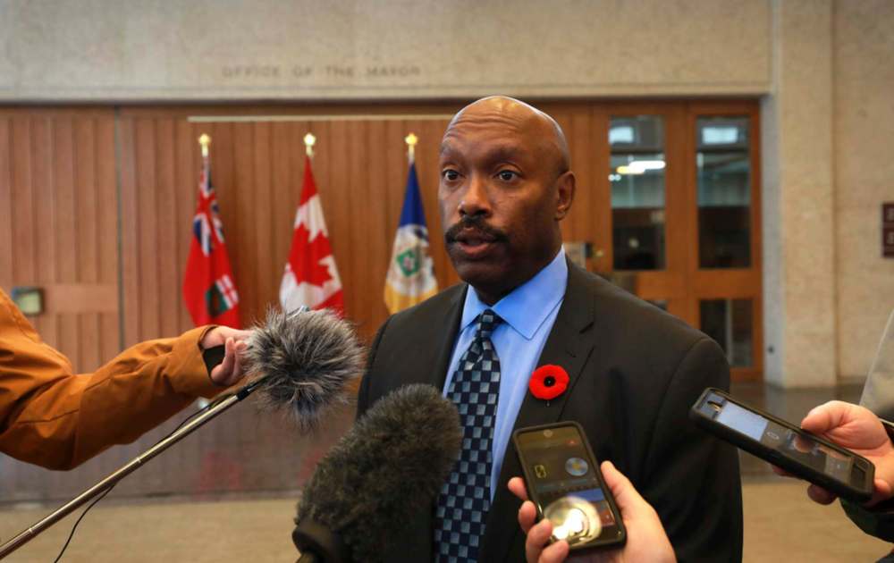 RUTH BONNEVILLE / WINNIPEG FREE PRESS FILES
Winnipeg city councillor Markus Chambers, above, and councillor Sherri Rollins have announced they’ll attend a Justice 4 Black Lives Matter rally outside the Manitoba legislature on Friday.