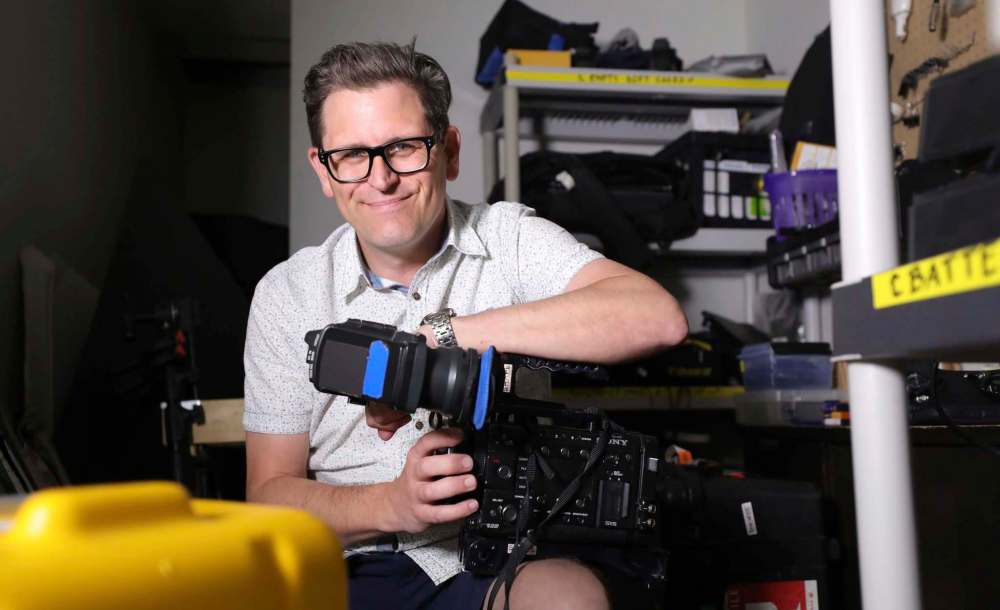 RUTH BONNEVILLE / WINNIPEG FREE PRESS
Kyle Bornais, executive producer and co-founder of Farpoint Films Inc., is preparing to shoot a true-crime series for American cable networks Bounce and Court TV.