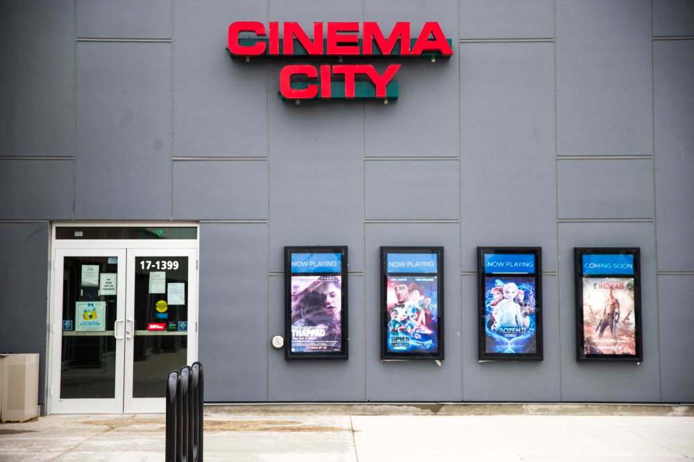 MIKAELA MACKENZIE / WINNIPEG FREE PRESS
Cinema City at the Northgate Shopping Centre on McPhillips Street paid its rent for April and May on May 19. The mall returned the cheque and said it would forge ahead with terminating the cinema’s lease. (Mikaela MacKenzie / Winnipeg Free Press)