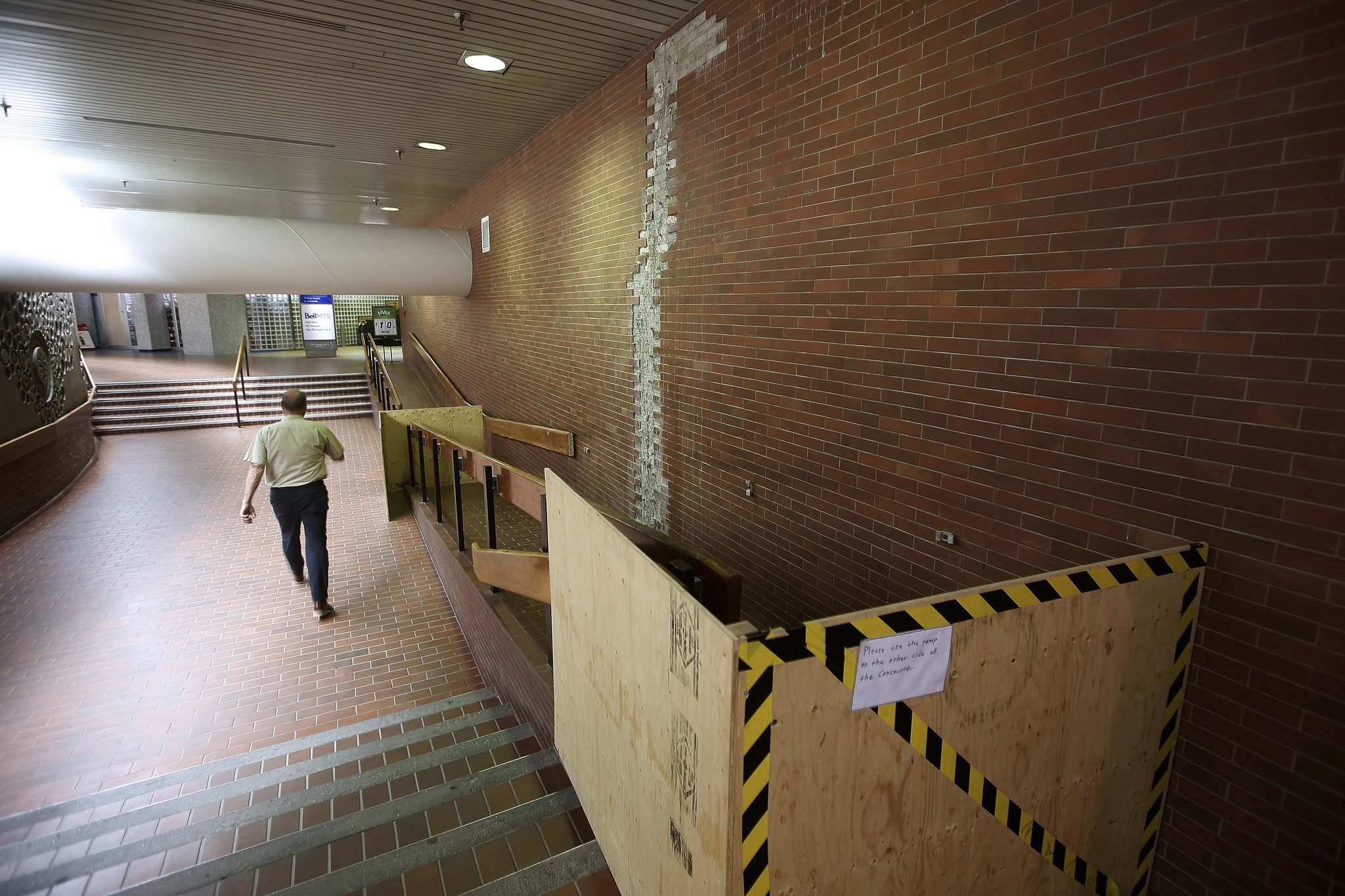 Portage, Main concourse roof waterproofing failing engineering report Winnipeg Free Press