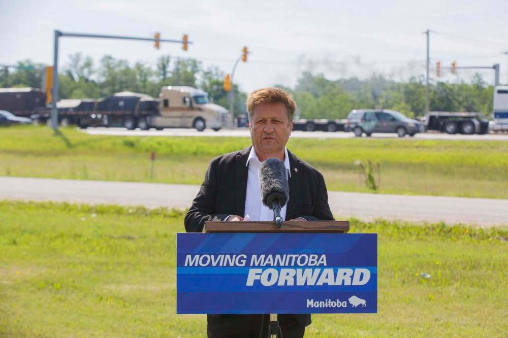 MIKE DEAL / WINNIPEG FREE PRESS
Infrastructure Minister Ron Schuler said funding for the project will come from the recently announced $500-million Manitoba Restart Program.
