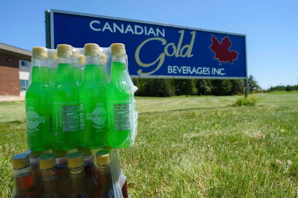 Canadian Gold Beverages in Marchand has been producing Pic-a-Pop since 2014. (Jesse Boily / Winnipeg Free Press)