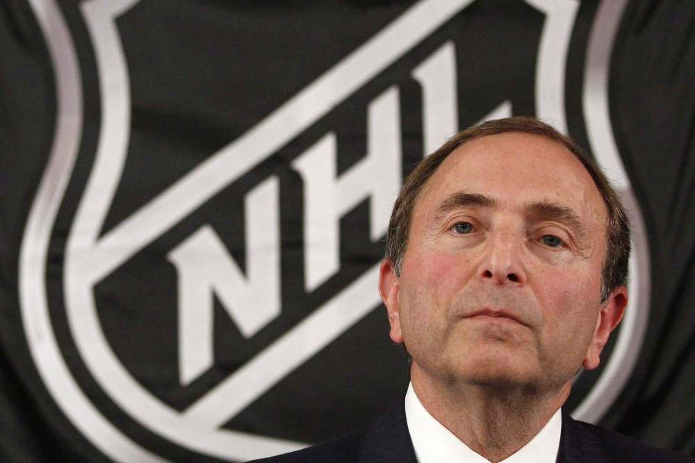 It's still OK to boo NHL commissioner Gary Bettman, and he doesn't seem to mind it. (Mary Altaffer / The Associated Press files)