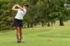 JESSE BOILY / WINNIPEG FREE PRESS
Crystal Zamzow tees off at the Golf Manitoba&rsquo;s Women&rsquo;s Junior Championship at the Selkirk Golf and Country Club on Monday.