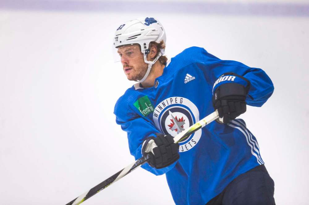 MIKAELA MACKENZIE / WINNIPEG FREE PRESS
Forward Mason Appleton missed the last time the Winnipeg Jets played the Calgary Flames due to injury.