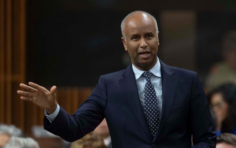 Adrian Wyld / The Canadian Press Files
Families, Children and Social Development Minister Ahmed Hussen has an opportunity to deliver on his pledge to protect the charitable sector.