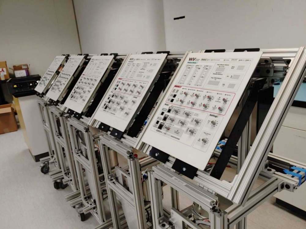 Supplied
Winnipeg Ventilator units on the assembly line at Starfish Medical in Toronto.