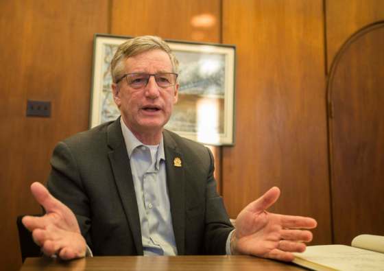 Chelsea Kemp/The Brandon Sun FilesManitoba Agriculture Minister Blaine Pedersen pledged the province would tabulate how much the federal carbon tax added to Manitoba farmers’ costs for drying grain last year in order to be eligible for federal compensation.