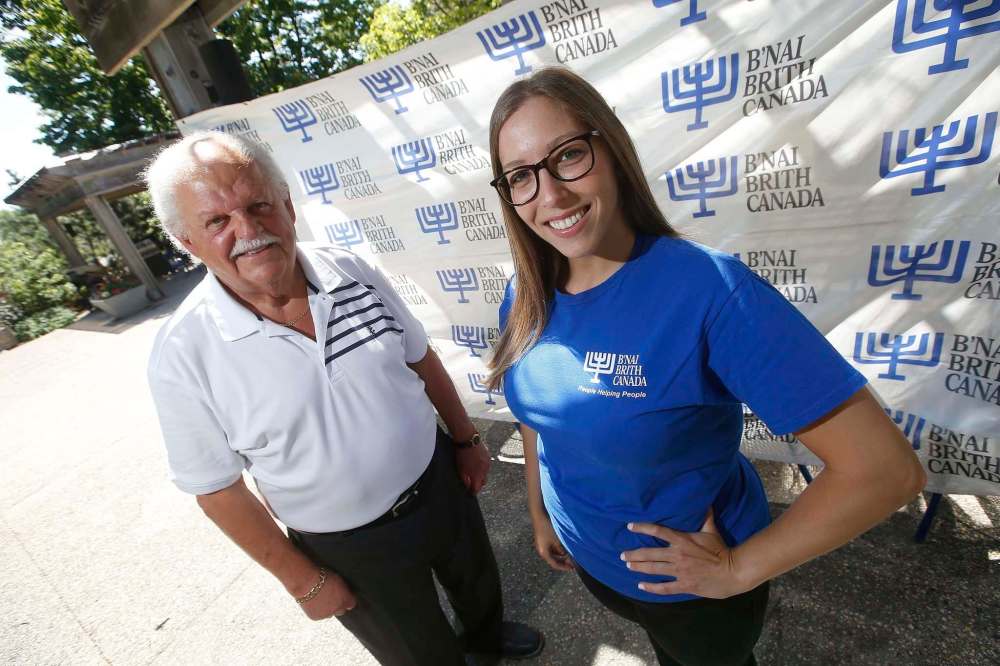Earl Barish and Diandra Etkin. ‘I love being able to support and show my appreciation for all these wonderful charities and their clients,’ says Etkin, a 32-year-old teacher. (John Woods / Winnipeg Free Press)