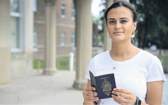 Eric Hylden / Grand Forks HeraldEric Hylden / Grand Forks HeraldAllyson Bento, a graduate student at UND and a resident of Canada, has not been home to Winnipeg in months due to the coronavirus pandemic.