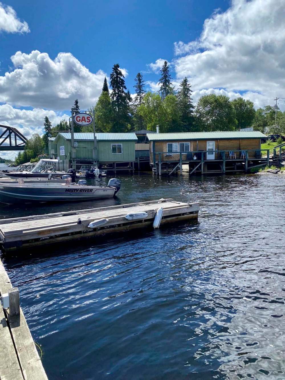 SUPPLIED PHOTOS
North Star Village near Minaki, Ont., where the muskie attacked a woman Saturday.