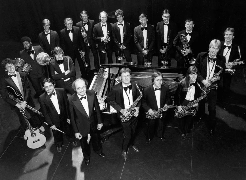 Ron Paley’s Big Band in 1988. (Supplied)