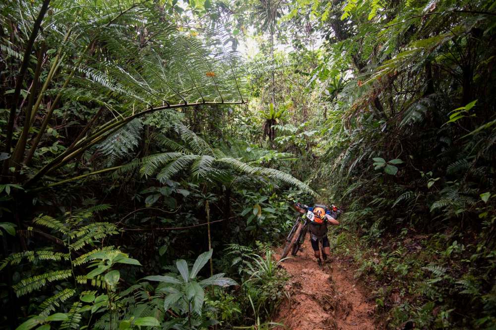(Bligh Gillies/Amazon)
Team Iron Cowboy from the United States compete in the 2019 Eco-Challenge adventure race in Fiji.