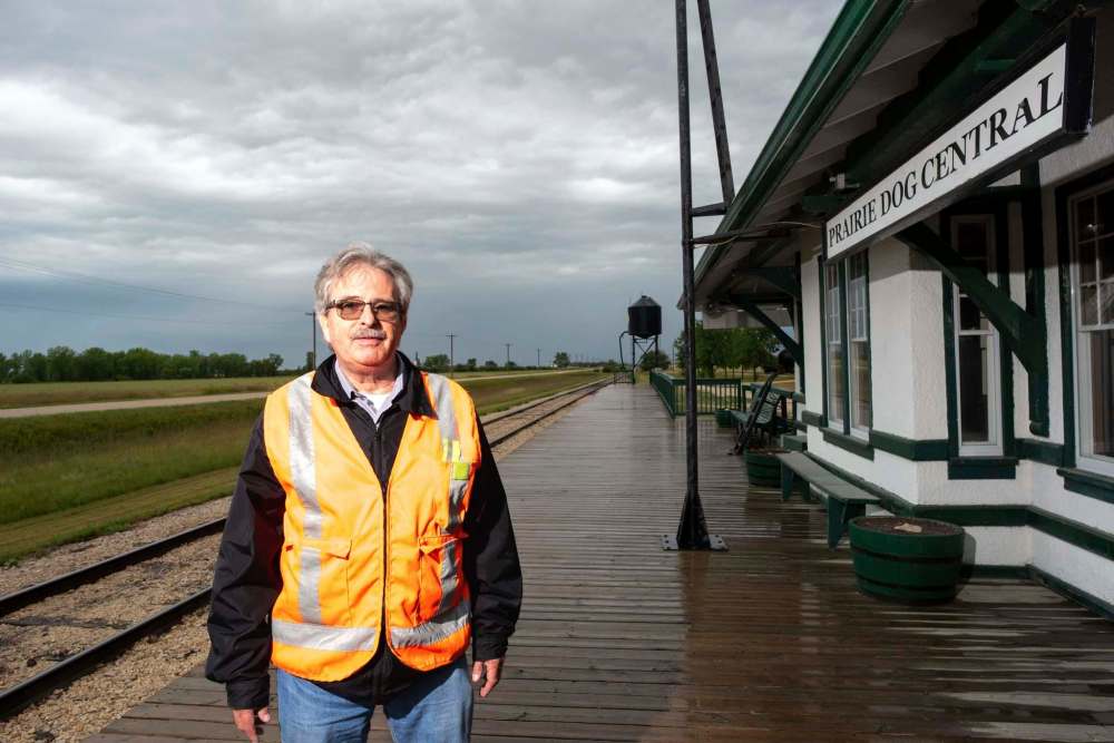 Newsome says he looks forward to getting Prairie Dog Central operations rolling again next year. The coronavirus pandemic has meant the cancellation of train rides this year. Bringing joy to others, he says, is what volunteering is all about. (Jesse Boily / Winnipeg Free Press)