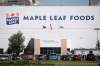 (Tim Smith/The Brandon Sun)
Maple Leaf Foods just east of Brandon, Manitoba. The company says it voluntarily suspended its pork exports to China after the Chinese government adopted new protocols that require Canadian processors who report a positive COVID-19 case to do so.