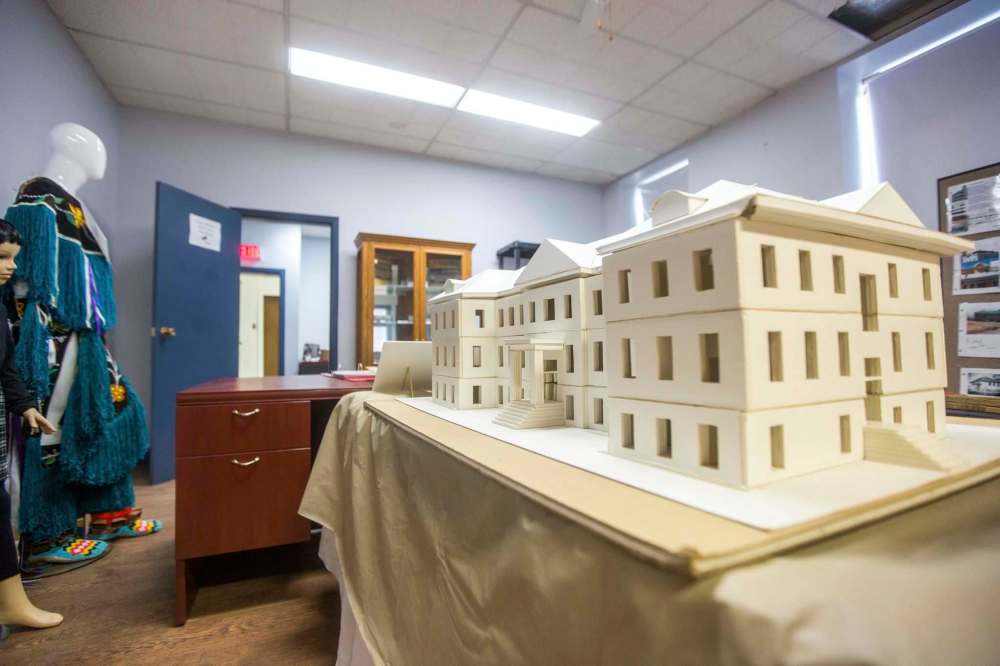 MIKAELA MACKENZIE / WINNIPEG FREE PRESS
A model of the former residential school.