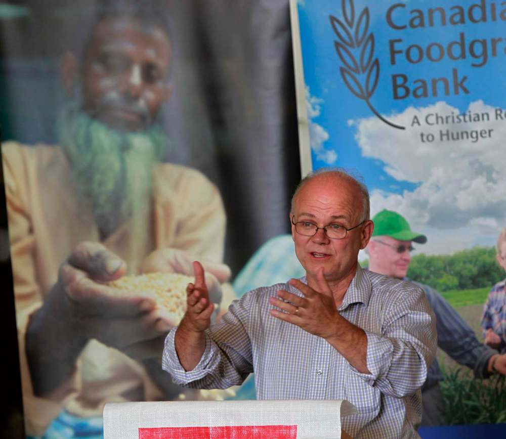 Last year, the Canadian Foodgrains Ban, provided $42.1 million of food assistance to 865,731 people in 34 countries, says Jim Cornelius. (Wayne Glowacki / Winnipeg Free Press files)