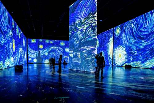laurence labat photos
Visitors are invited to wander and explore amid enormous projections of more than 200 of Van Gogh&rsquo;s most famous paintings.