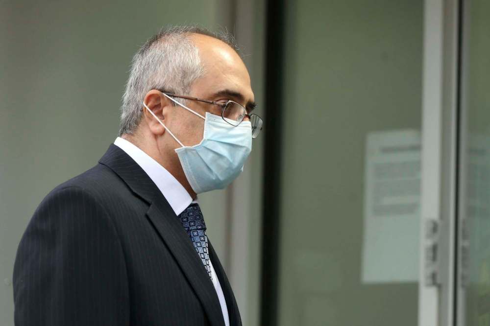 Amir Ravesh arrives at court for sentencing on Friday. (Shannon VanRaes / Winnipeg Free Press)