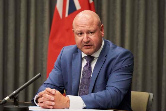 David Lipnowski / The Canadian PressChief public health officer Dr. Brent Roussin