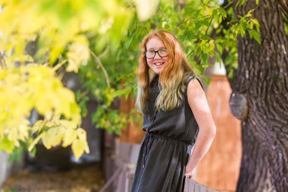 MIKAELA MACKENZIE / WINNIPEG FREE PRESS
Abigail Stewart, 14, has volunteered her time raising money for the Children’s Hospital Foundation and now Volunteer Manitoba is recognizing her efforts.