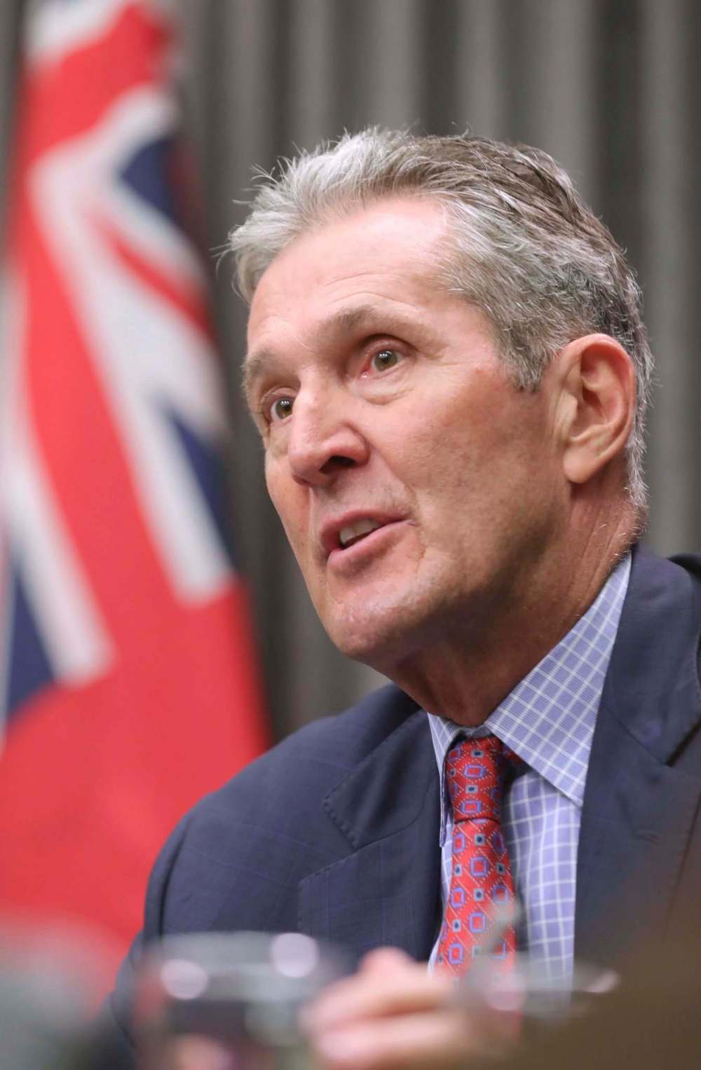 Manitoba Premier Brian Pallister and his government get an F when it comes to testing. (Ruth Bonneville / Winnipeg Free Press)