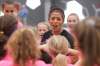 RUTH BONNEVILLE / WINNIPEG FREE PRESS FILES 
National team midfielder Desiree (the Destroyer) Scott is teaming up with CFL players to stage a two-day soccer camp for players aged 10 to 14.