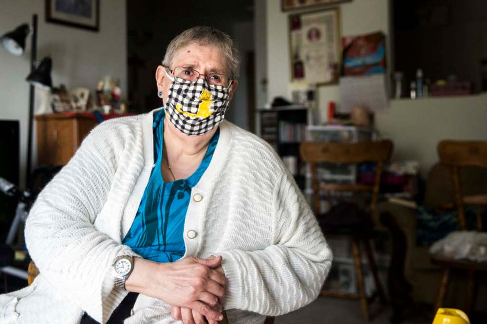 MIKAELA MACKENZIE / WINNIPEG FREE PRESS
Mary Capri usually gets home care services such as cleaning and laundry but has not received any of those supports during the pandemic. She is worried for other seniors in her position.