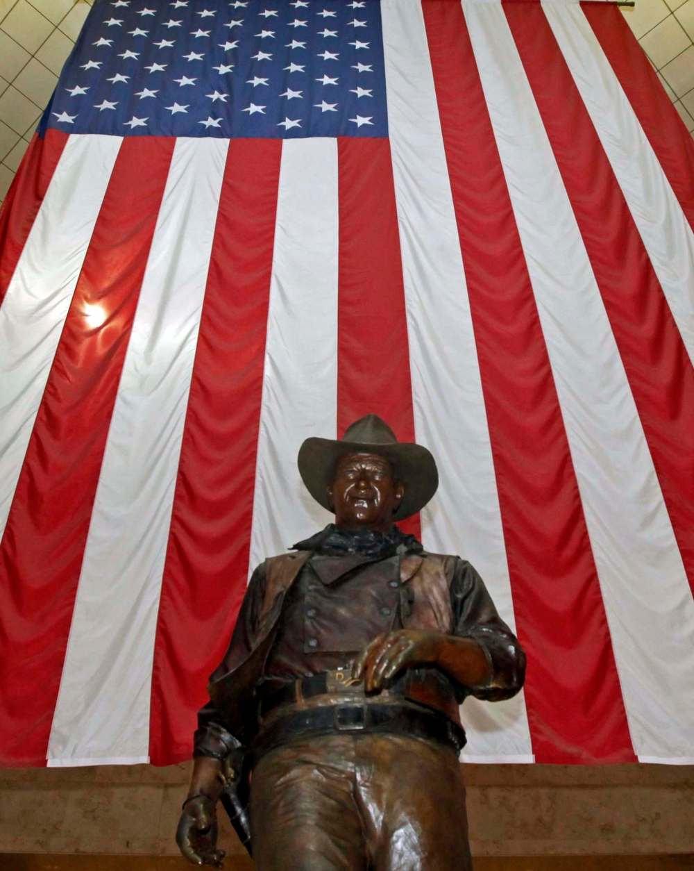 Reed Saxon / The Associated Press Files
Author Kristin Kobes Du Mez says American evangelicals support Donald Trump because he embodies values represented by the rugged manliness of John Wayne.