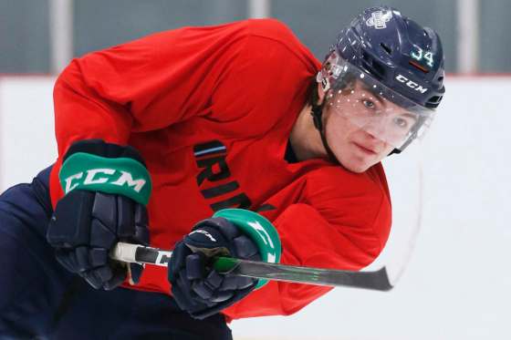 JOHN WOODS / WINNIPEG FREE PRESSConnor Roulette tallied 19 goals and put up 39 points in 54 games for the WHL's Seattle Thunderbirds as a 16-year-old.