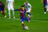 Barcelona's senior players, including Lionel Messi, centre, are openly warring with the club&rsquo;s administration. (AP Photo/Joan Monfort)