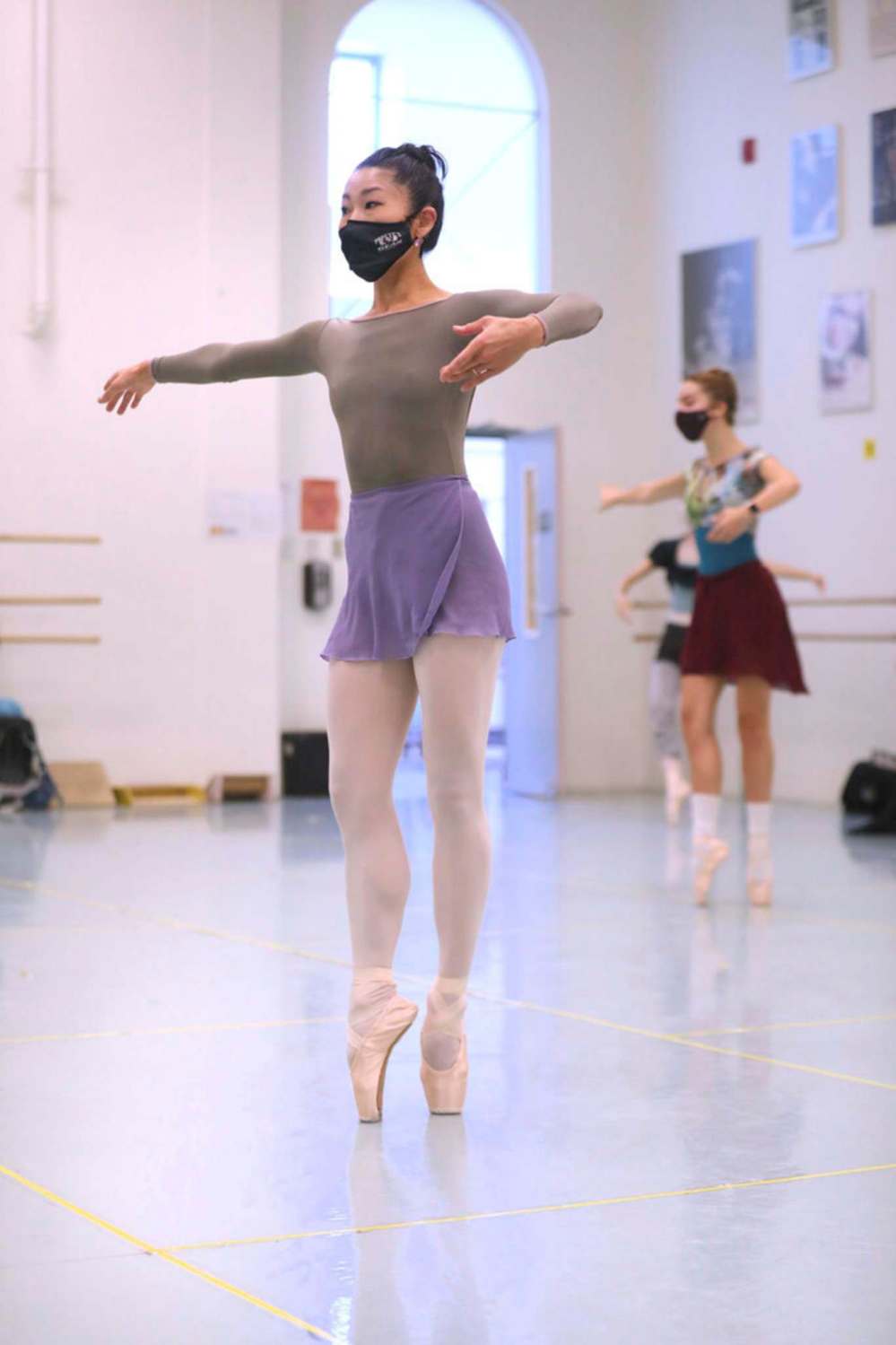Yayoi Ban rehearses.