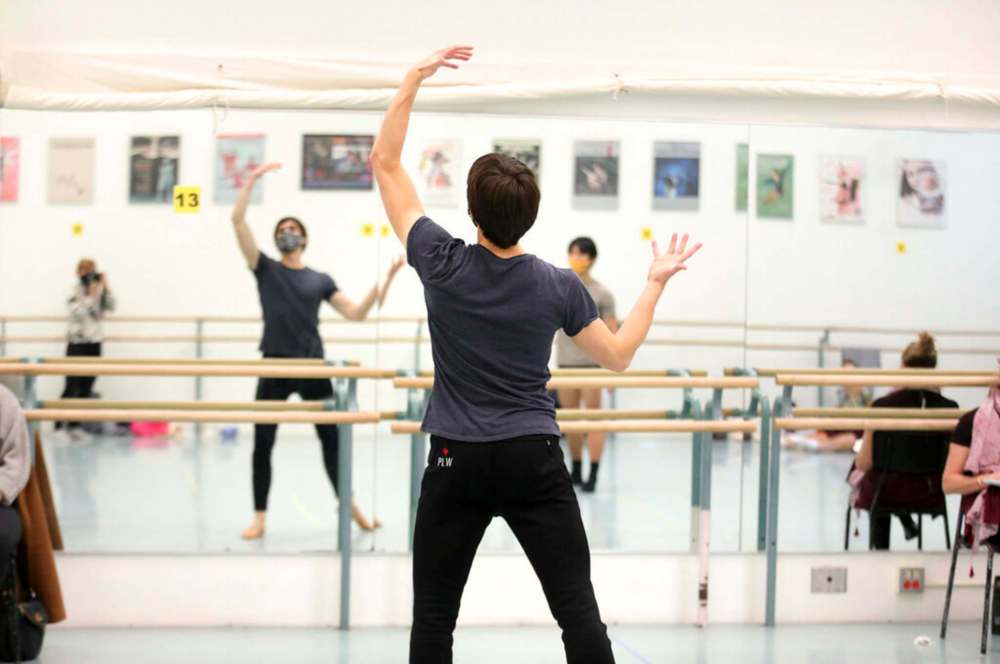 Instructor Peter Lancksweerdt is trying his hand as a choreographer this year.