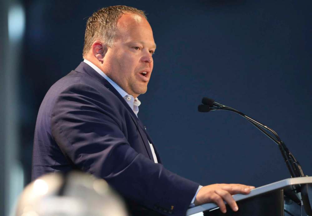 RUTH BONNEVILLE / WINNIPEG FREE PRESS FILES
Winnipeg Football Club president and CEO Wade Miller said Tuesday he thinks there will be a 2021 CFL season and fans will be in the stands at IG Field next summer.