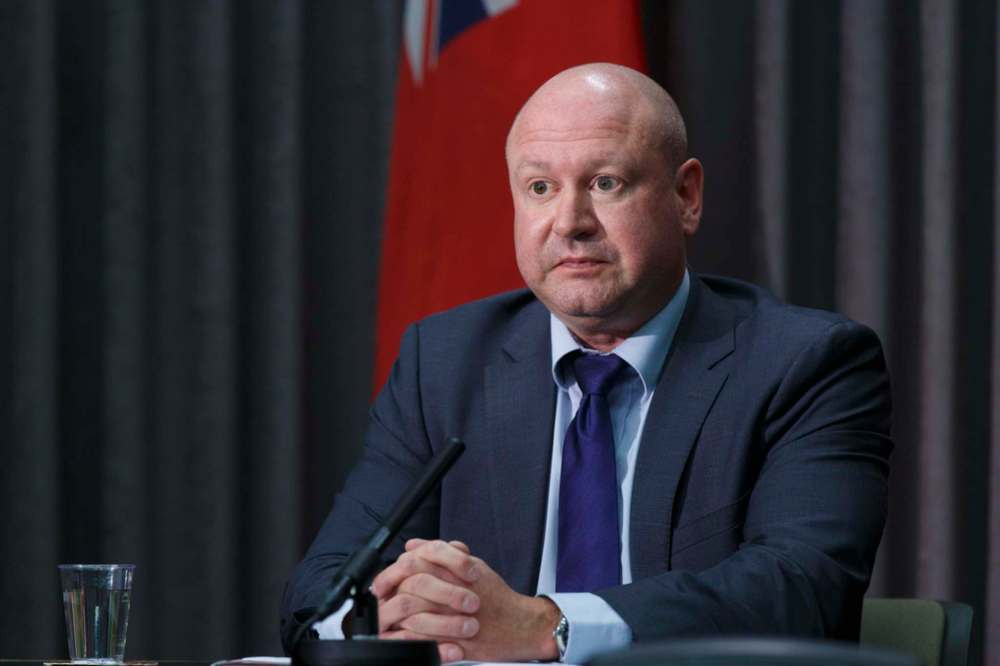 MIKE DEAL / WINNIPEG FREE PRESS
Dr. Brent Roussin, Mantitoba's chief public health officer.