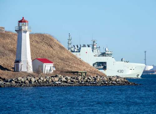 ANDREW VAUGHAN / CANADIAN PRESS FILES
The Royal Canadian Navy&rsquo;s new ship, The HMCS Harry DeWolf, is the first step towards expanding surveillance and defence activities across the Canada&rsquo;s northern coastline.