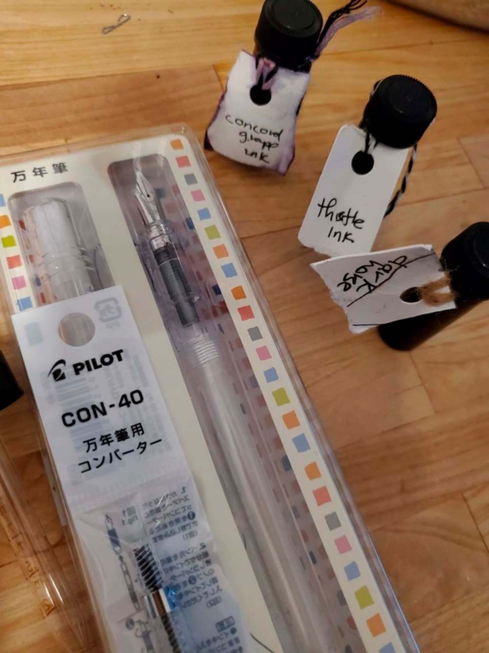 Supplied
One of Brian Gilchrist’s favourite gifts — as an avid collector of pens and stationery — was this fountain pen with homemade ink from a gifter in Japan.