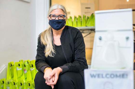 MIKAELA MACKENZIE / WINNIPEG FREE PRESS The door of Hilary Druxman Design will stay locked to casual shoppers, Hilary Druxman said, and she'll 