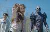 Raven Banner Films
Owen Myre and Nita-Josee Hanna command a galactic assassin (Matthew Ninaber) in Psycho Goreman.