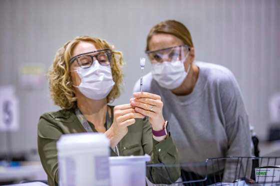 BRANDON SUNNewly arrived seniors at care homes where residents have already been vaccinated may have to wait up to a month for their first shot, with no plan on when their second dose will be administered.